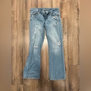 Vintage low rise American Eagle distressed boyfriend size 6